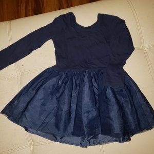 Navy blue long sleeve dress